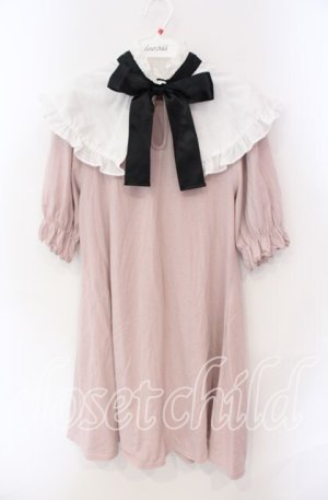 画像: Jamieエーエヌケー / ケープカラーカットワンピース M ピンク O-25-08-30-073-LO-OP-OW-OS