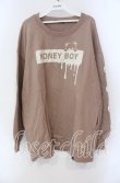 画像1: Honey Cinnamon / HONEY BOYptトレーナー F ベージュ O-25-08-30-074-LO-TO-OW-ZT028 (1)