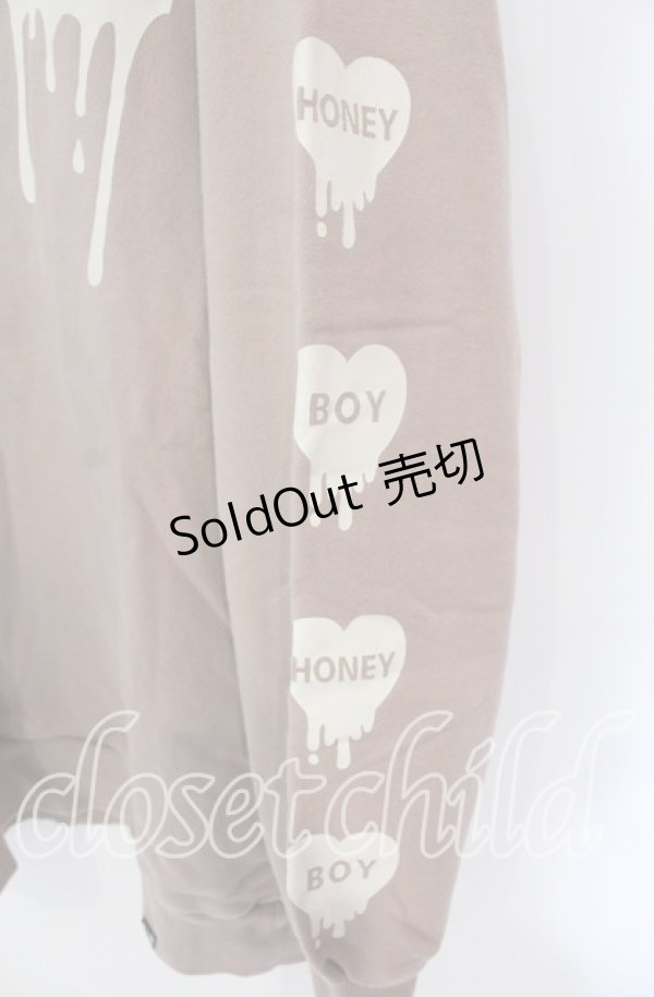 画像2: Honey Cinnamon / HONEY BOYptトレーナー F ベージュ O-25-08-30-074-LO-TO-OW-ZT028 (2)