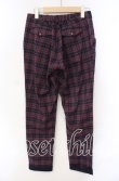 画像3: axes femme / レース配色チェックパンツ M ワイン O-25-08-30-076-AX-PA-OW-ZT272 (3)
