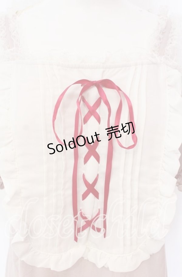 画像2: Ank Rouge / ヨークスピンドルオフショルカットワンピース M ピンク O-25-08-30-081-CA-OP-OW-ZT069 (2)