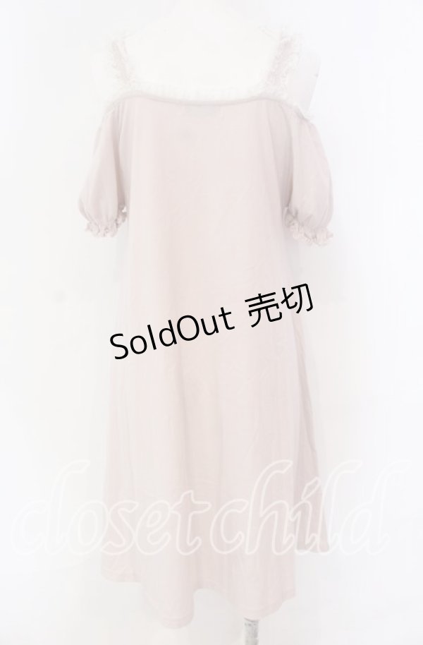 画像3: Ank Rouge / ヨークスピンドルオフショルカットワンピース M ピンク O-25-08-30-081-CA-OP-OW-ZT069 (3)