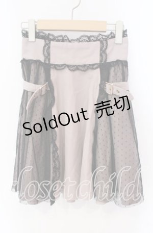 画像: Rojita / オーバーチュールウエストフリルスカート F ピンク O-25-08-30-084-LO-SK-OW-OS