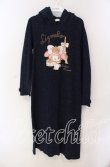 画像1: Lizmelo / プリントパーカーワンピース M ネイビー O-25-08-30-099-LO-OP-OW-ZT484 (1)