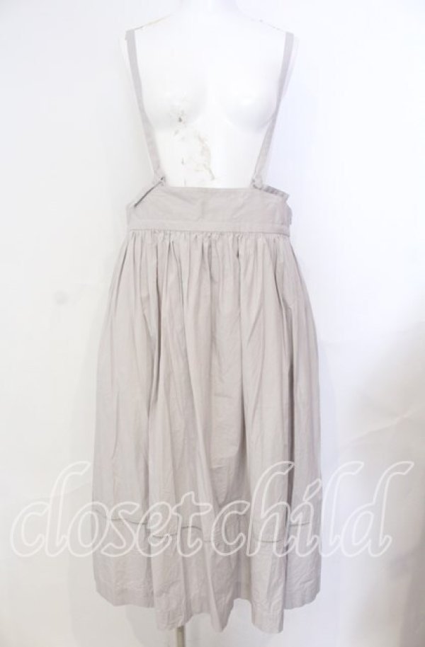 画像1: Jane Marple / アジャスターストラップドミトリースカート M グレー O-25-08-30-002-JM-SK-OW-ZT078 (1)