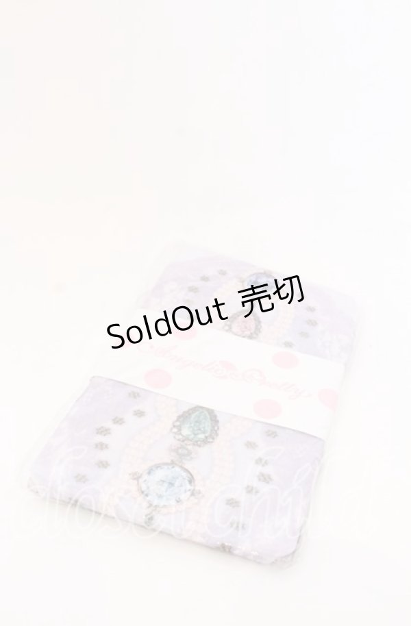 画像1: Angelic Pretty / Dreamy Jewelタイツ  ラベンダー O-25-08-31-059-AP-ZA-OW-ZT487-F003 (1)