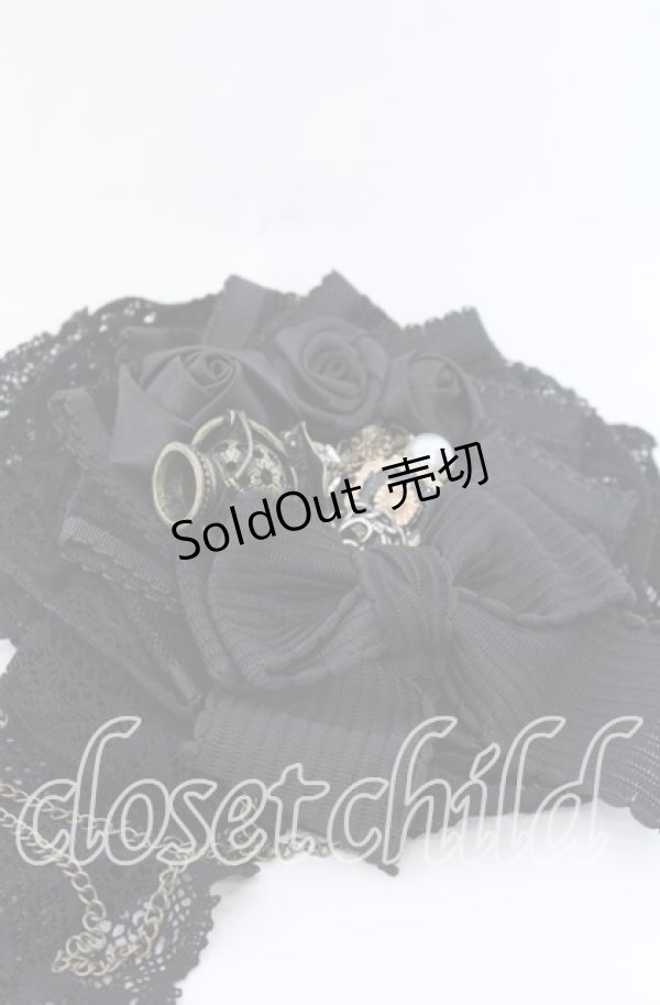 画像2: Hoshibako Works / 晩課のドレス コサージュ  クロ O-25-08-31-060-LO-AC-OW-OS (2)