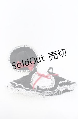 画像: BABY,THE STARS SHINE BRIGHT / 魔女っこくみゃちゃんのジャンパースカート＆ハット  クロ×オフシロ O-25-08-31-062-BA-ZA-OW-OS