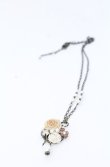 画像2: hanakabeads / ミルクティーコラージュのpetitネックレス  アイボリー O-25-08-31-069-LO-AC-OW-OS (2)