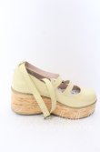 画像5: MODO / Sponge Cake Bubbles リボン木底シューズ【リボン欠品】 39 イエロー O-25-08-31-079-LO-ZA-OW-OS (5)