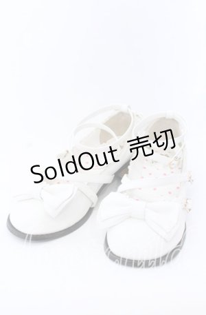 画像: Angelic Pretty / Tea Party Shoes L シロ O-25-08-31-080-AP-ZA-OW-OS