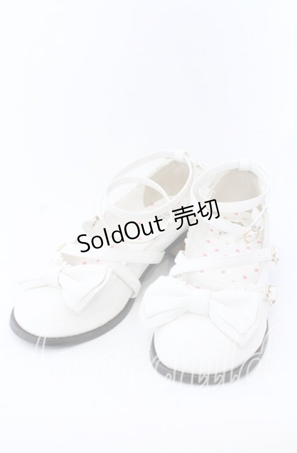 画像1: Angelic Pretty / Tea Party Shoes L シロ O-25-08-31-080-AP-ZA-OW-OS (1)