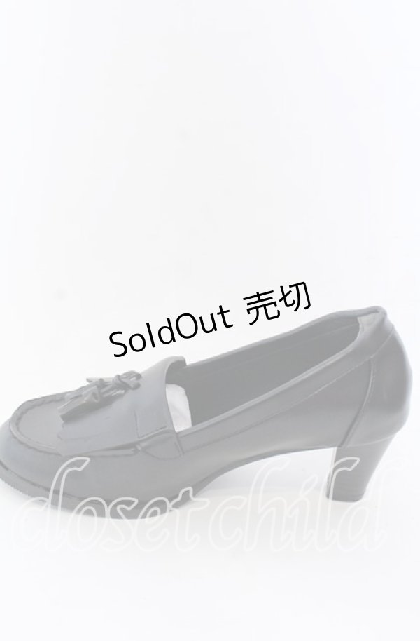 画像3: Kurumi Collaboration / ローファーパンプス M クロ O-25-08-31-082-LO-SH-OW-ZT087 (3)