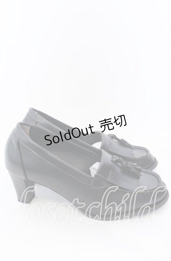 画像4: Kurumi Collaboration / ローファーパンプス M クロ O-25-08-31-082-LO-SH-OW-ZT087 (4)