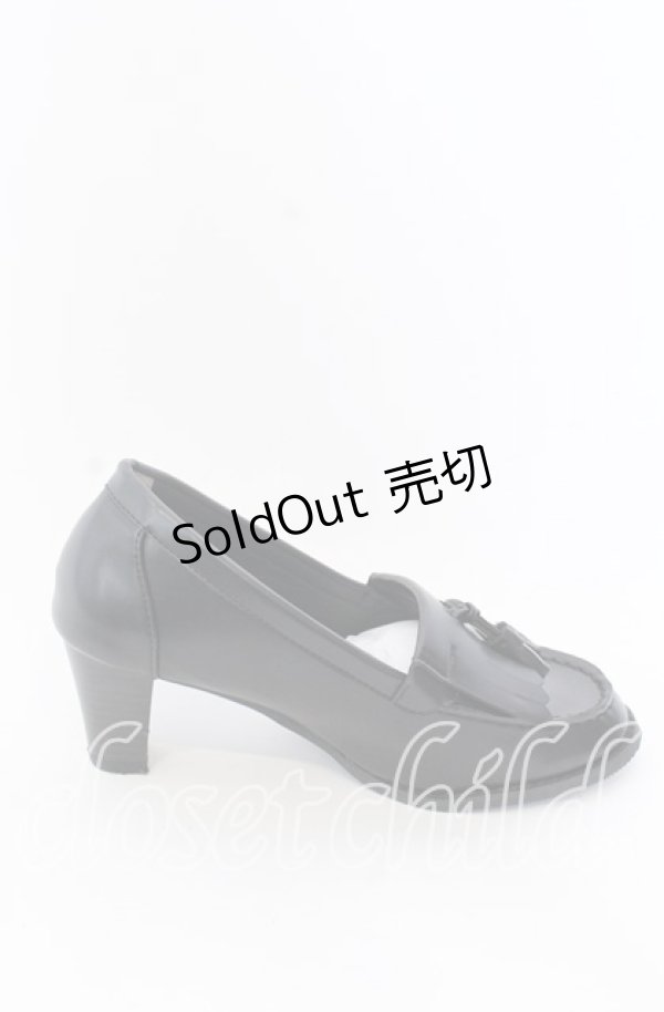 画像5: Kurumi Collaboration / ローファーパンプス M クロ O-25-08-31-082-LO-SH-OW-ZT087 (5)