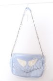 画像2: Candy Stripper / 羽合皮ショルダーバッグ  サックス O-25-08-31-084-PU-BG-IG-ZT511 (2)