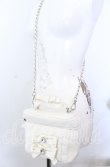 画像2: Ank Rouge / ノベルティ レースバニティBAG バッグ  シロ O-25-08-31-085-CA-BG-IG-OS (2)