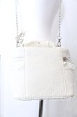 画像3: Ank Rouge / ノベルティ レースバニティBAG バッグ  シロ O-25-08-31-085-CA-BG-IG-OS (3)