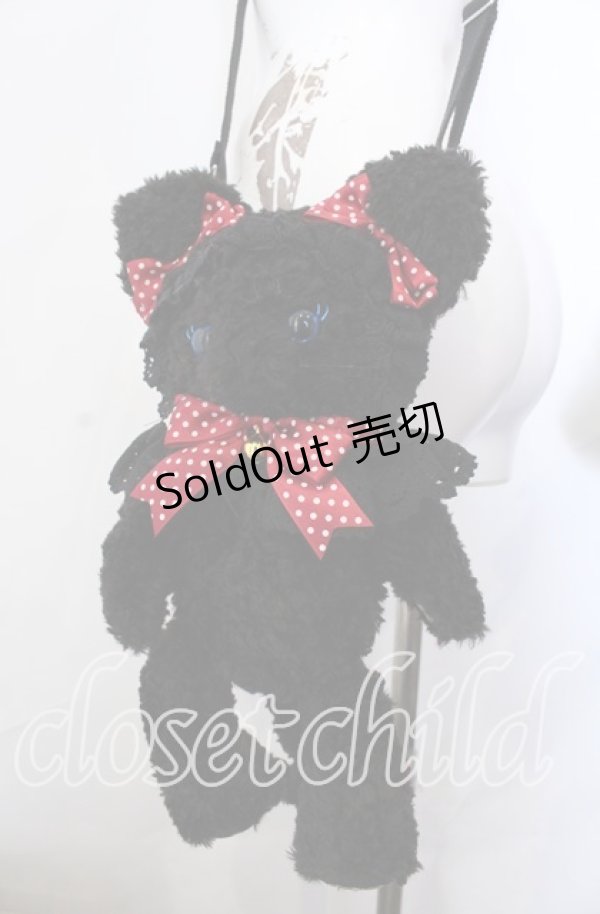 画像1: BABY,THE STARS SHINE BRIGHT / ねこくみゃポシェット  クロ O-25-08-31-086-BA-BG-OW-OS (1)