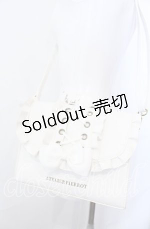 画像: ATELIER PIERROT / Enchanted Corset Bag   ホワイト O-25-08-31-087-EL-BG-OW-OS