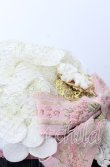 画像2: 薫乃園 / 紫陽花カクテルハット  シロ×ピンク O-25-08-31-092-LO-AC-OW-ZT500 (2)