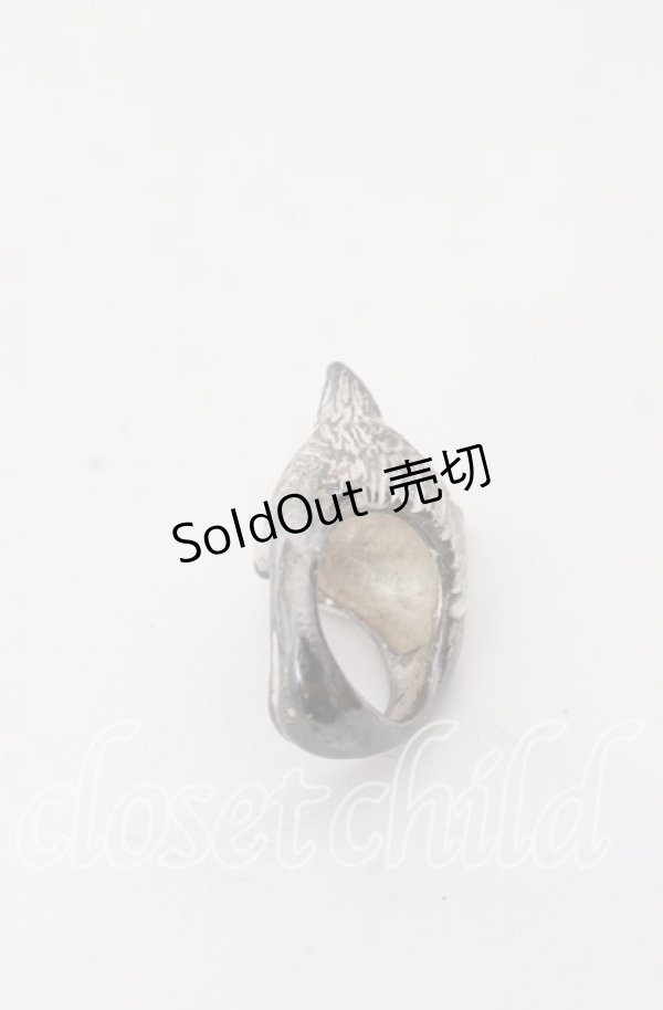 画像2: MILK / ベイビーキャットコレクションリング 約10号 シルバー×エメラルドアイ O-25-08-31-096-ML-AC-IG-OS (2)