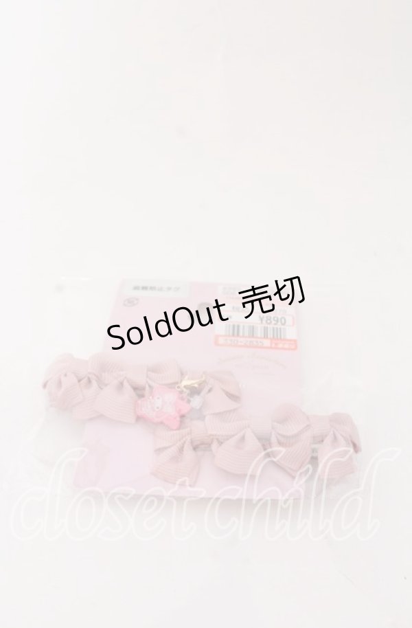 画像1: m petit by misako / TT*AM*マイメロ2Pクリップ  ピンク O-25-08-31-098-LO-AC-OW-ZT488-F006 (1)