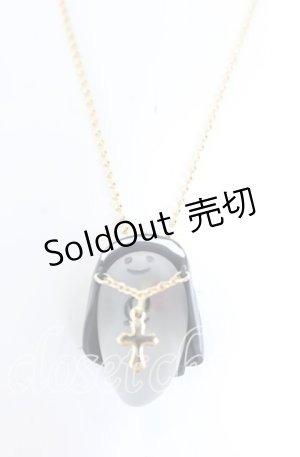 画像: Q-pot. / Sister Rose Ghost Necklace　ネックレス  クリア×ゴールド×ブラック O-25-08-31-022-QP-AC-OW-ZT394-F003