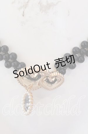 画像: m petit by misako / サンリオキャラクターズコラボ クロミ パールベルト  クロ O-25-08-31-024-LO-ZA-OW-ZT486-F002