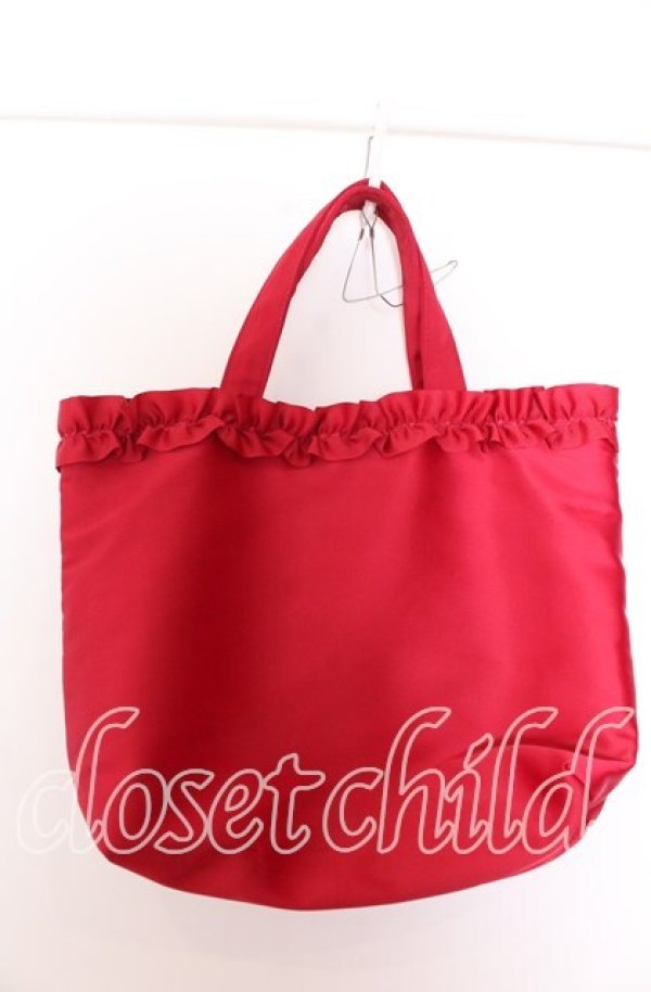 画像2: m petit by misako / NINA’Sコラボ ミニトートバック  アカ O-25-08-31-027-LO-BG-OW-ZT511 (2)