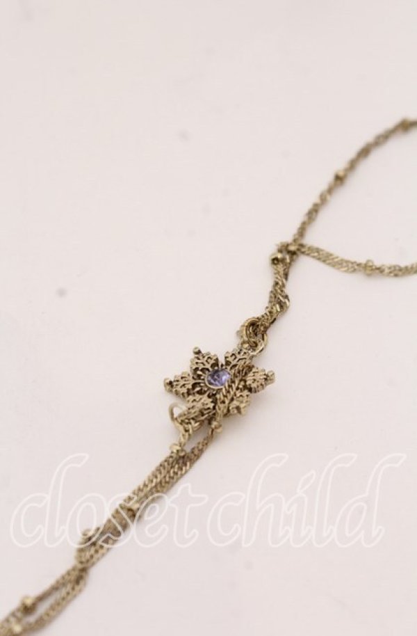 画像1: axes femme / スノーモチーフラリエット  ゴールド O-25-08-31-042-AX-AC-OW-OS (1)