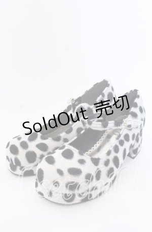 画像: DearMyLove / ダルメシアン柄パンプス 23.0ｃｍ シロ×クロ O-25-08-31-052-EL-SH-OW-OS