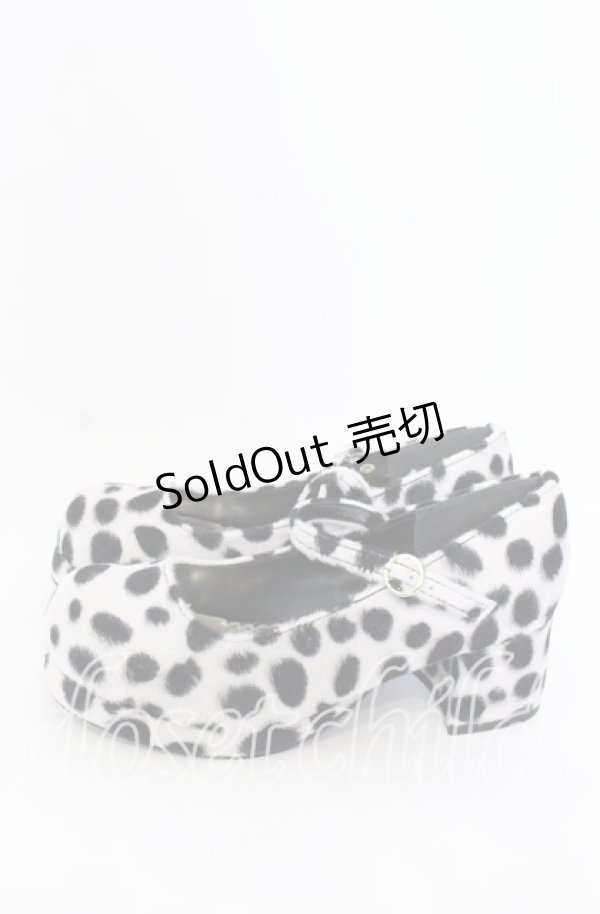 画像2: DearMyLove / ダルメシアン柄パンプス 23.0ｃｍ シロ×クロ O-25-08-31-052-EL-SH-OW-OS (2)