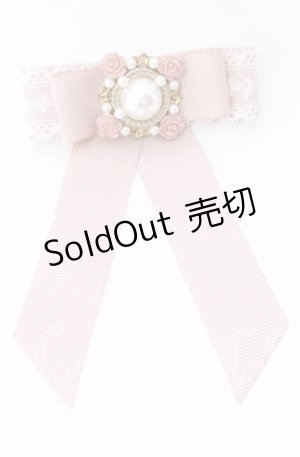 画像: axes femme / ピン付きパールブローチ  ピンク O-25-09-01-011-AX-AC-OW-OS