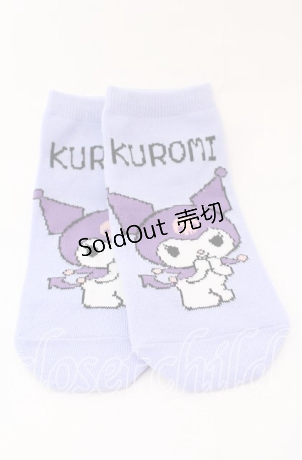 画像1: 【SALE】サンリオ / ソックス+巾着セット ソックス単品  ブルー O-25-09-01-019-EL-ZA-IG-ZT485-F001 (1)