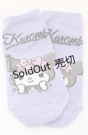 画像: サンリオ / ソックス+巾着セット ソックス単品  パープル O-25-09-01-020-EL-ZA-IG-ZT485-F002