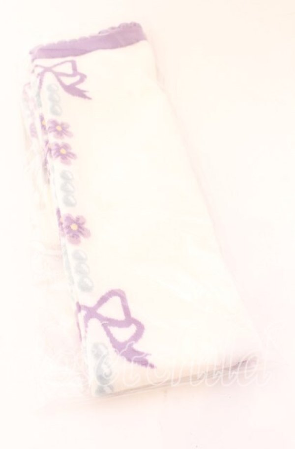 画像1: 【SALE】Chalmiere / フローラパールオーバーニー  ラベンダー×パープル O-25-09-01-021-LO-ZA-IG-ZT485-F002 (1)