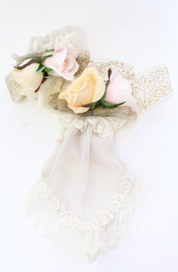 画像2: BABY,THE STARS SHINE BRIGHT / Scarlet 〜Primavera Waltz Lace Glove〜  オフ×ピンク系 O-25-09-01-022-BA-ZA-IG-OS (2)