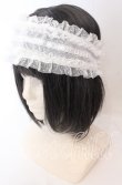 画像1: PINK HOUSE / ドットチュールヘアバンド  シロ O-25-09-01-025-LO-AC-OW-OS (1)