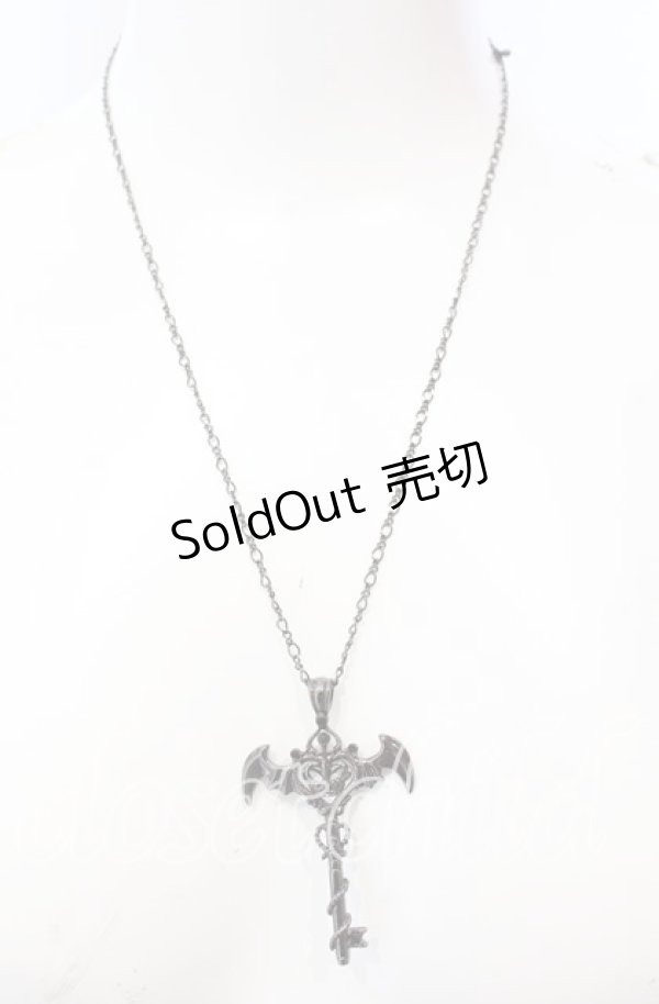 画像2: Ozz On / クロスネックレス  ガンメタ O-25-09-01-035-OO-AC-IG-OS (2)