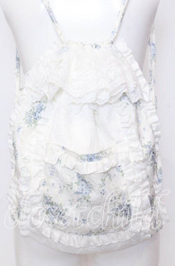 画像1: 【SALE】merry jenny / floralレースナップサック  オフ×サックス O-25-09-03-025-LO-BG-IG-ZT-K023 (1)