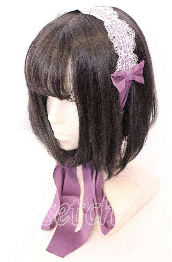 画像1: Chalmiere / シュエットヘッドドレス  ラベンダー O-25-09-03-030-LO-ZA-OW-OS (1)