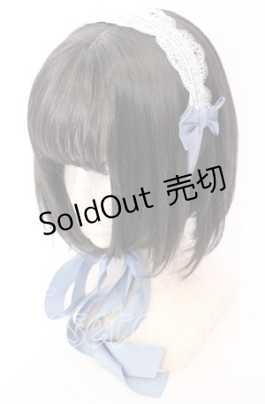 画像: 【SALE】Chalmiere / シュエットヘッドドレス  サックス O-25-09-03-031-LO-ZA-OW-ZT488-F006