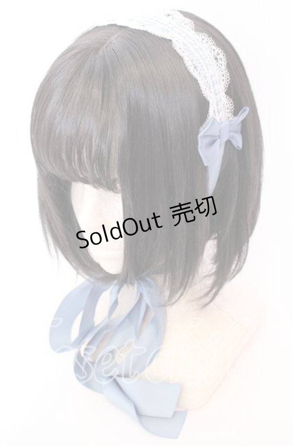 画像1: 【SALE】Chalmiere / シュエットヘッドドレス  サックス O-25-09-03-031-LO-ZA-OW-ZT488-F006 (1)