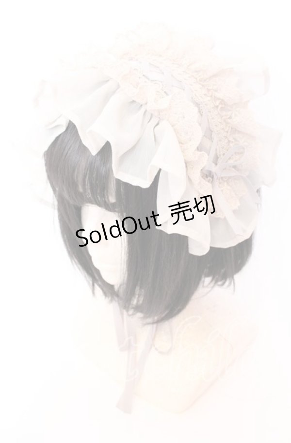 画像1: abilletage / ヴィクトリアンヘッドドレス  アイボリー O-25-09-03-038-GO-AC-OW-OS (1)