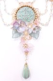 画像1: 薫乃園 / プリンセスネックレス  グリーン×ラベンダー O-25-09-03-062-LO-AC-OW-OS (1)