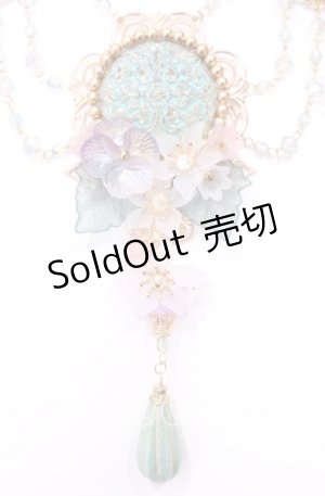 画像: 薫乃園 / プリンセスネックレス  グリーン×ラベンダー O-25-09-03-062-LO-AC-OW-OS
