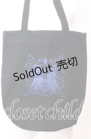 画像: ATELIER BOZ / ケルヴィントートバッグ  ブラック×ブルー O-25-09-03-005-EL-BG-OW-OS