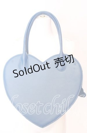 画像: MILK / ハートバッグ  ブルー O-25-09-03-006-ML-BG-OW-OS