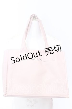 画像: MILK / トートバッグ  ピンク O-25-09-03-007-ML-BG-OW-OS